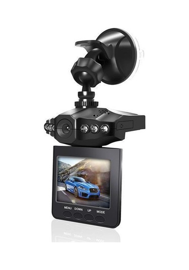 Lemestar Oto İçin 6 Işık Infrared Gece Görüşü 2.4" Ekranlı Hd Araç Gördürücü Dvr, Tek Lensli, Toplu Alım