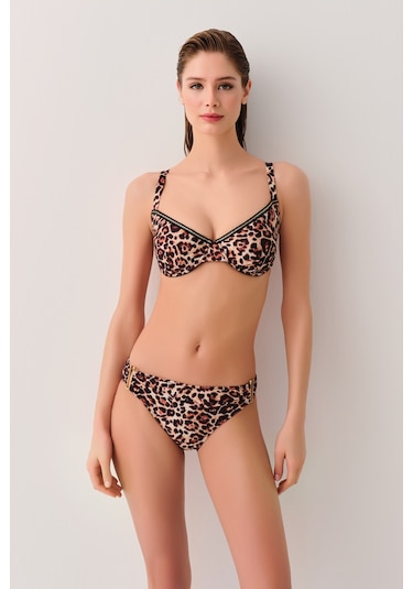 Suwen Wild Balenli Bikini Üst Sb2532012091209 Renkli Desenli