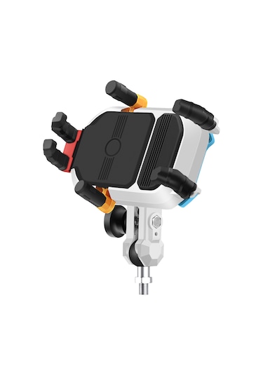 Wezone Motorcycle Telefon Tutucu Alüminyum六色li Yüksek Performanslı Altı Çene Amortisörlü Kilitli M8 Topu Uçlu Şarj Yok Diğer