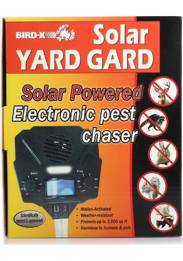 Bird-X Solar Yard Gard Kedi Köpek Kovucu 278 M² Etkili