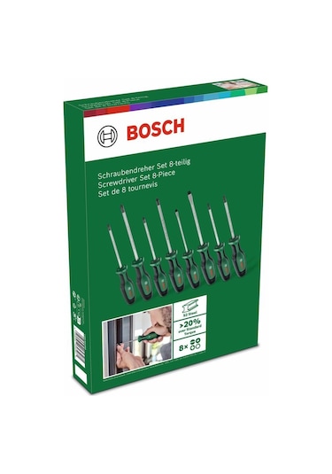 Bosch Tornavida Seti 8 Parça - 1600A02BX8