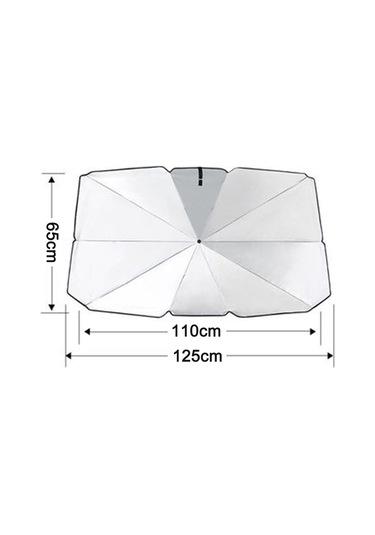 Araba Ön Camı Güneşlik Şemsiyesi, Dayanıklı Çelik Yapı Ve Katlanabilir Güneşlikler İçin Kolay Saklama Özelliğiyle Gizlilik Artırıcı Diğer