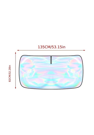 Dashanshop 2017-2024 Toyota Chr Katlanır Ön Cam Güneşlik Koruyucu Oto Aksesuarı