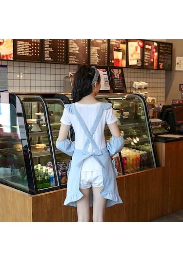 Sones Prenses Önlük Mutfak Kadın İş Kıyafetleri Kahve Dükkanı Önlüğü