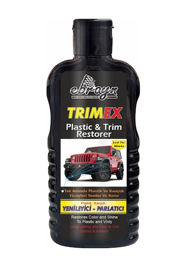 Ebrayn Trimex Plastik - Kauçuk Yenileyici - Parlatıcı - Koruyucu