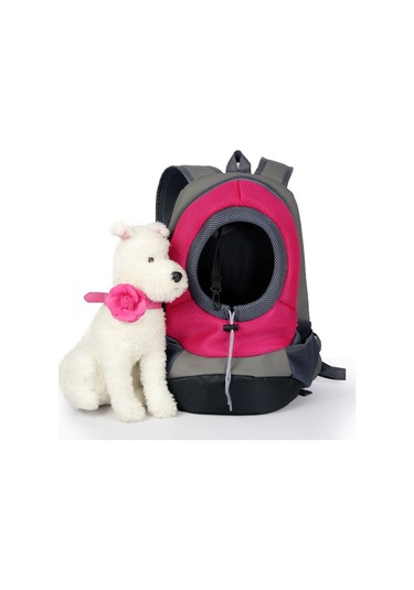 Samdoo Küçük Evcil Hayvanlar İçin Dışarı Taşıma Sırt Çantası, Kafa Dışarı, 2 Kg'a Kadar, Pembe-s Boyutu