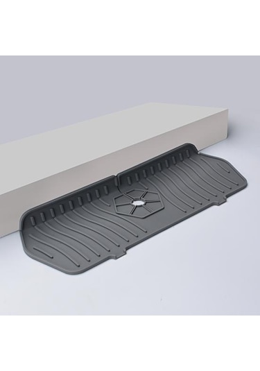 Yeşil Büyük Hiçbir Koku Temizleme Kolayca Pratik Su Sıçrama Koruyucu Mat Mutfak Lavabo Koruyucu Ev Musluk Drenaj Pedi