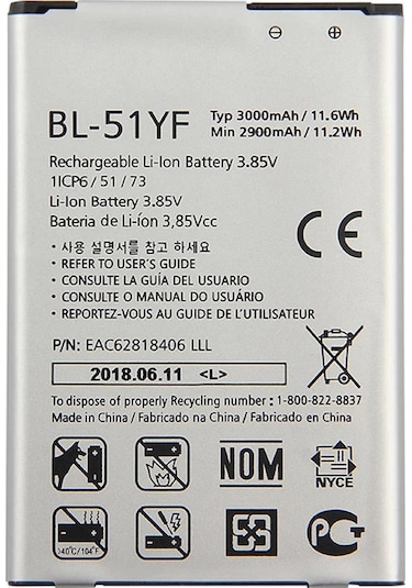 Lg G4 Bl51yf Uyumlu İthal Pil