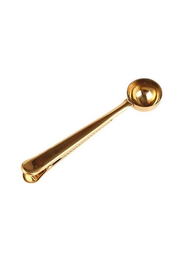 Dancemonkey Altın Kaplı 5 Adet Çok Fonksiyonlu Paslanmaz Çelik Çay Kahve Ölçüm Kaşığı Diğer