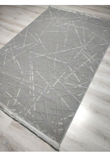 Yhome Luxor 2727Gri 160X230 Cm Saçaklı Salon Halısı