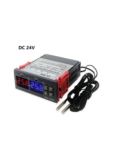 Jarheadstc-3008 Çift Dijital Termostat Isıtıcı Soğutucu Kontrol Cihazı 12v/24v/220v Turuncu