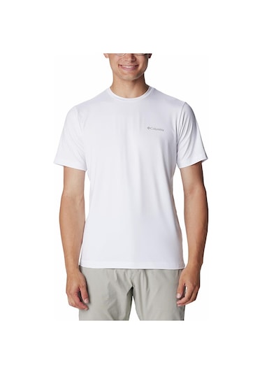 Columbia Ao5545 Tech Trail Crew Neck Iı Erkek T-shirt-29975 Beyaz