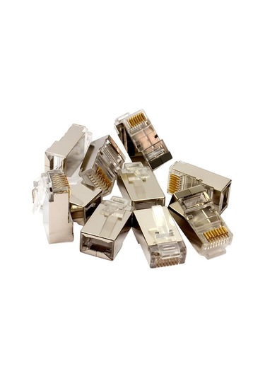 BiSıfır Rj45 Cat5 8p8c Metal Konnektör jak (100 Adet)