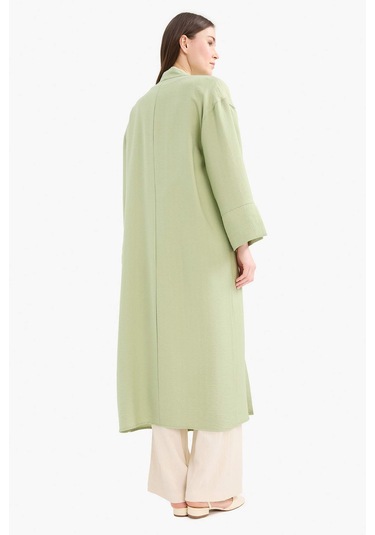 Defacto Relax Fit Bisiklet Yaka Kimono D9929ax25smgn1216 Yeşil