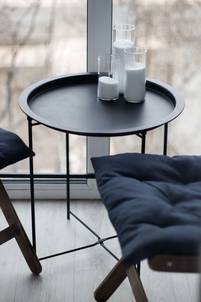 Domatov Yatak Yanı İç Mekan Masası 141279670 Siyah