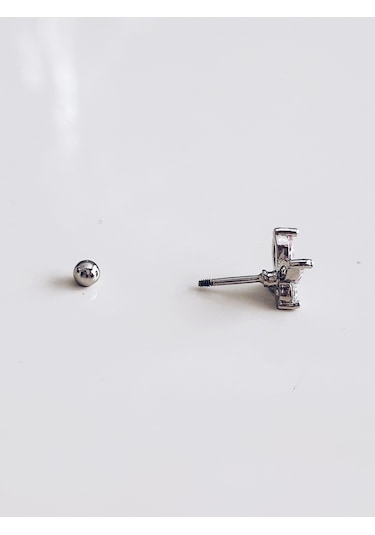 Kelebek Modeltragus Helix Piercing Ear Cuff Kıkırdak Çelik Küpe