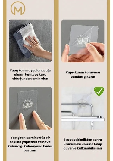 2 Adet Banyo Düzenleyici, Tek Katlı Siyah Banyo Organizer Siyah