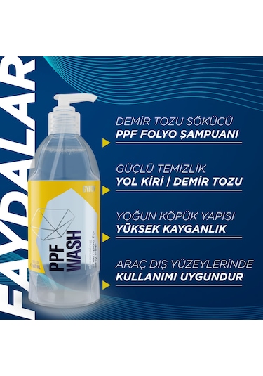 Gyeon Q²m Ppf Wash Ppf Folyo Kaplı Araçlara Özel Yıkama Şampuanı 500 ML