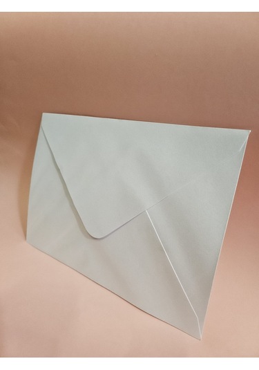 Zirve Zarf Davetiye Zarfı 14x20 Parlak Beyaz 20 Adet