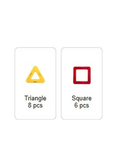 Magformers Mıknatıslı Basic Set - 14 Parça