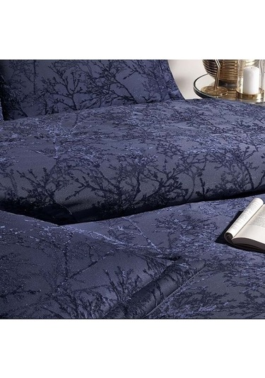 16 Parça Çeyiz Seti Gelin Seti Branch Lacivert Çok Renkli