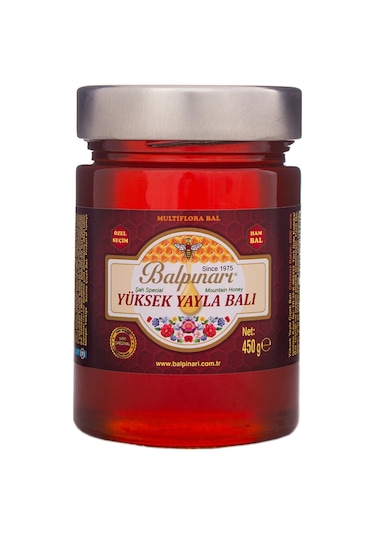 Balpınarı Şah Spesiyal Yayla Multiflora Çiçek Balı Premium 450 G