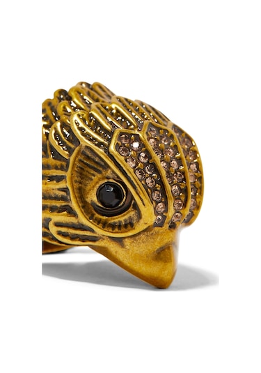 Chunky Eagle Xl Yüzük, Altın Renkli Gösterişli Tasarım Gold