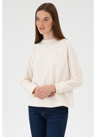 U.s. Polo Assn. Kadın Krem Sweatshirt 50313610-vr071 Krem