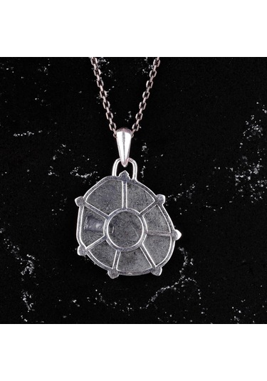 925 Ayar Gümüş Tasarım Kolye Ucu - Burç Kolyeleri - El Yapımı Kolye Yay Gümüş