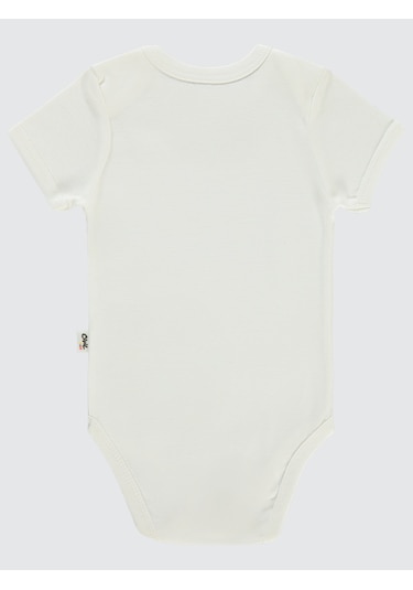 Civil Baby Bebek 5'li Çıtçıtlı Badi 12-36 Ay Beyaz Beyaz