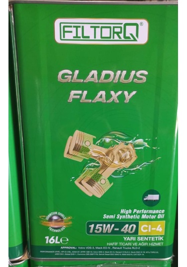 Filtorq 15W-40 Motor Yağı 16 L