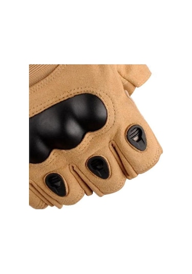 Single Sword Yarım Parmak Taktik Bisiklet Motosiklet Eldiveni