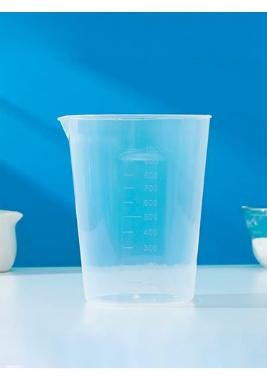 Dolana Plastik Ölçekli Bardak 1 Litre Mutfak İçin Sürahi 195286601 Beyaz