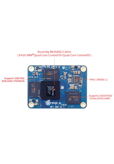 Orange Pi Compute Module 5 4gb-32gb