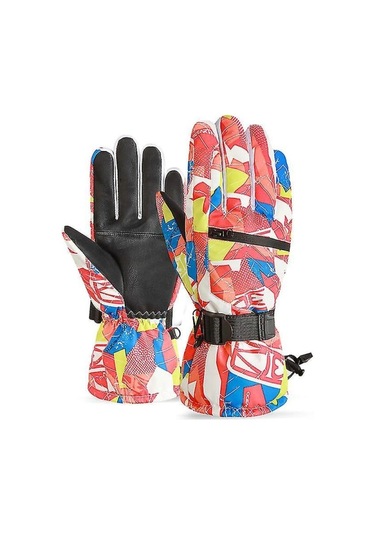 Kış Eldivenleri Koruyucu Eldivenler Rahat Eldivenler Açık Havada Çalışırken Ellerinizi Sıcak Ve Korumalı Tutun. 1 Set Beyaz