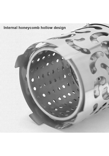 Ise Mount Açık Taşınabilir Kamp Piknik Sıcak Tutmak Sobalar Kapak Gümüş