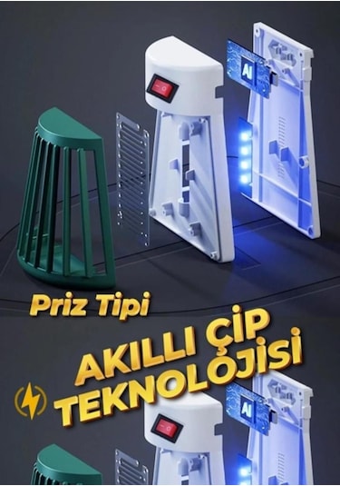 Sivrisinek Karasinek Öldürücü Priz Tipi Uv Işıklı Şoklu Lamba