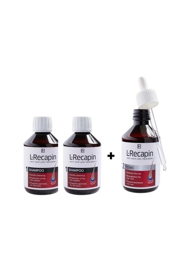 LR L-Recapin Dökülme Karşıtı Şampuan 2 x 200 ML + Tonik 200 ML