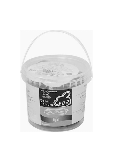 Dr Paste Şeker Hamuru  500 gr - Siyah
