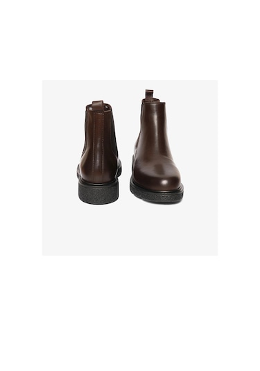 Greyder 33901 Kadın Kahverengi Hakiki Deri Chelsea Bot-682 Kahve