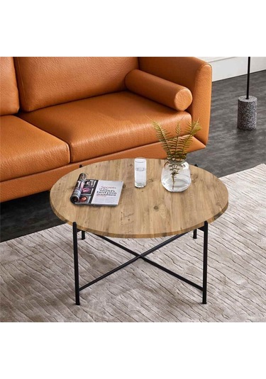 Yuvarlak Orta Sehpa Yan Sehpa Mobilya 5184