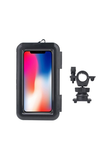 Bisiklet Gidon Dağı 6.8 Inç Telefon Tutucu Su Geçirmez Kılıf Çanta Destek Standı Çok Renkli