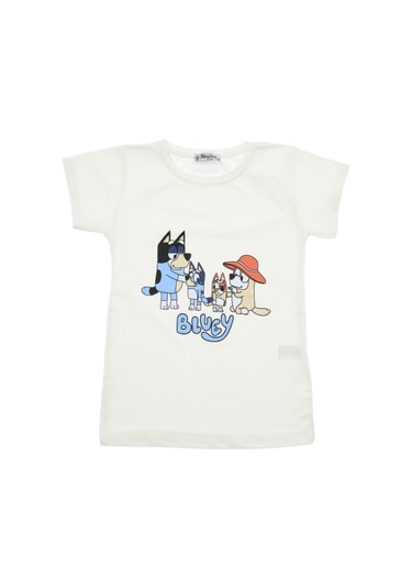 Crassi Kız Çocuk T-shirt 00329 Krem