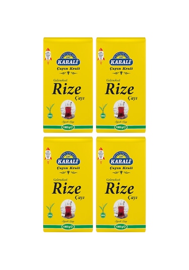 Karali Geleneksel Rize Dökme Çay 1000 Gr X 4 Adet