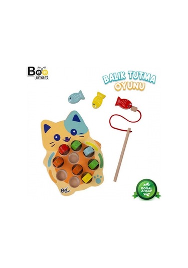 Bee Smart Balık Tutma Eğlenceli Montessori Motor Gelişimi Oyunu BEESMART.018