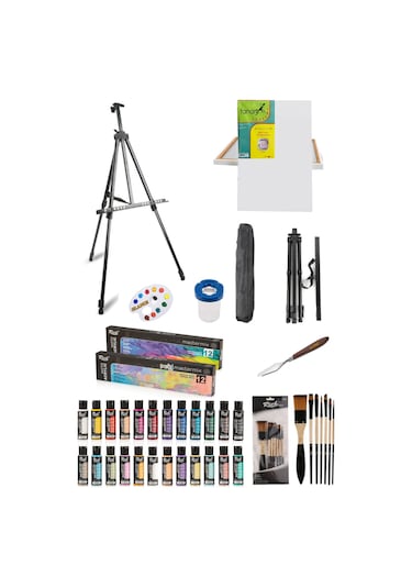 Rich Mastermix Akrilik Boya 12'li Canlı-Pastel  60 CC Tuval Seti