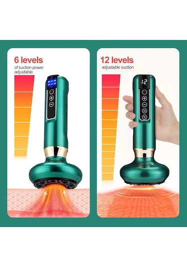 Ambition Elektrikli Masaj Gucellulite Anti Selülit Vakum Vantuz Yeşil