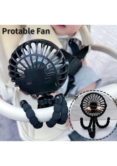 Novahub Usb El Katlanır Fan, Araba El Fanı, Küçük Çok Fonksiyonlu Aht C133-green, Yaz Dilsiz Kullanım 01