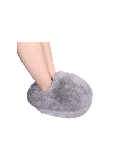 Xindoker Usb Isıtmalı Ayak Isıtkısı Kuru Gri - Ofis/ev İçin Sabit Sıcaklık 50-60 C - Büyük Boy Tüm Kullanıcılara Uygun Gri