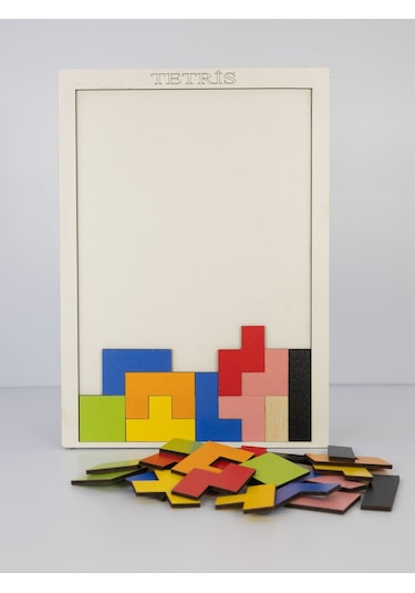 CapellaWoodWorks Ahşap Blok Oyunu Puzzle Zeka Bulmaca